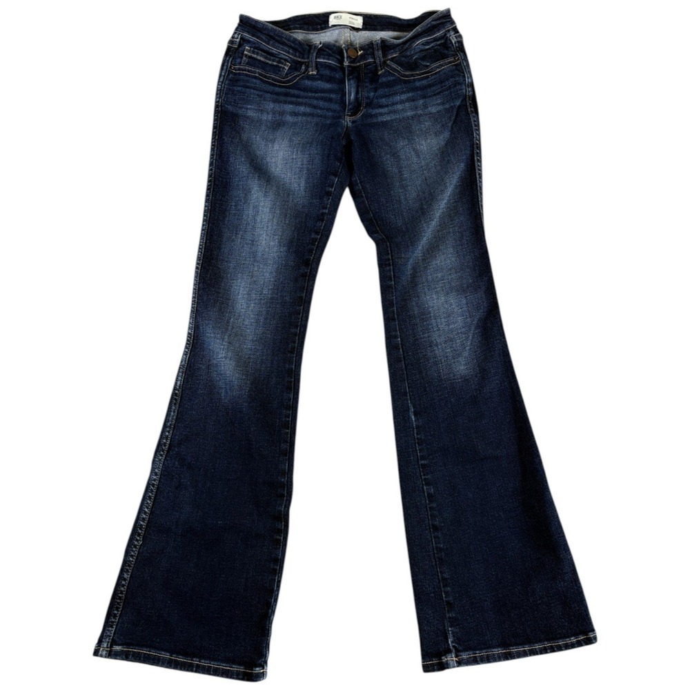 BKE Stella Jeans Womens 31x36 Dark Wash Lowrise Slim Bootcut Stretch Western Y2K